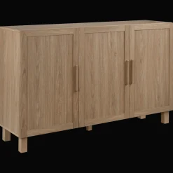 3 Door Wood Veneer Buffet