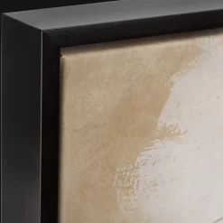 Abstract Blush Wave Framed Canvas