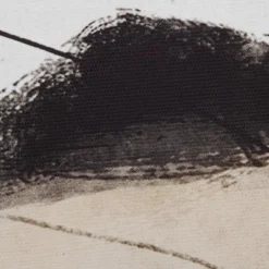 Abstract Blush Wave Framed Canvas