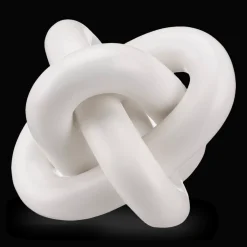 Abstract Knotted Ceramic Decorative Object
