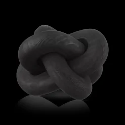 Abstract Knotted Wood Decorative Object