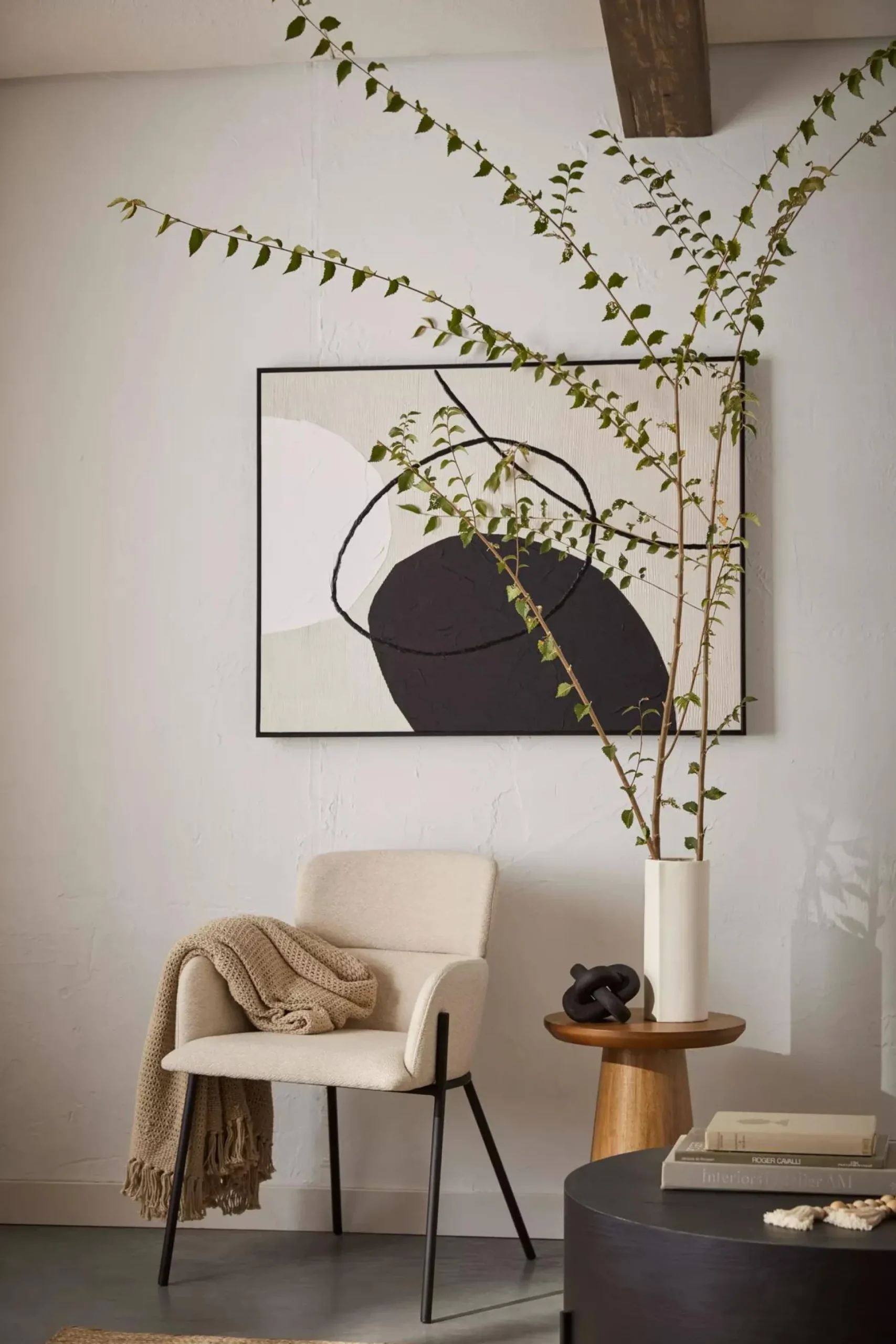 Abstract Knotted Wood Decorative Object