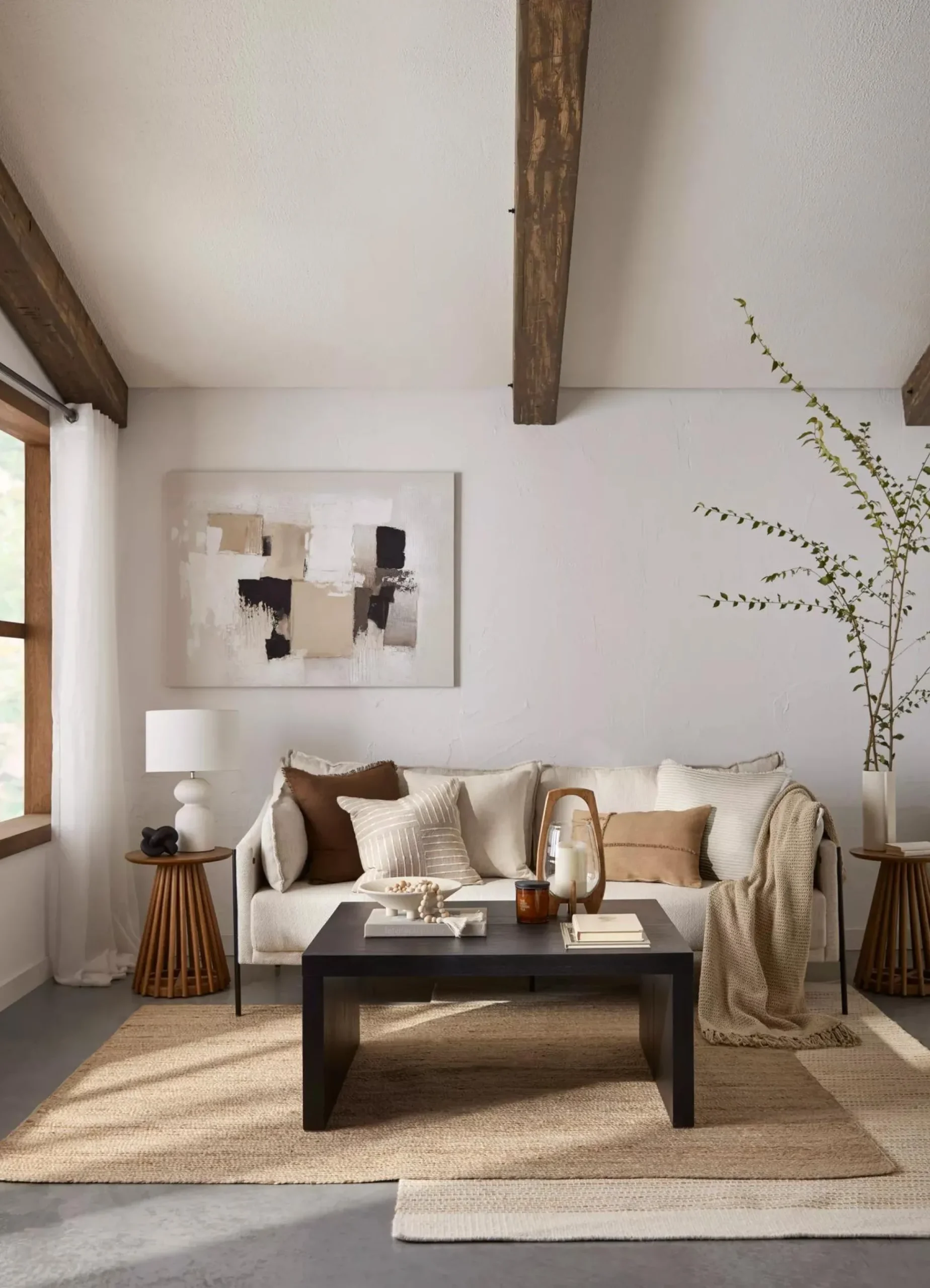 Abstract Knotted Wood Decorative Object