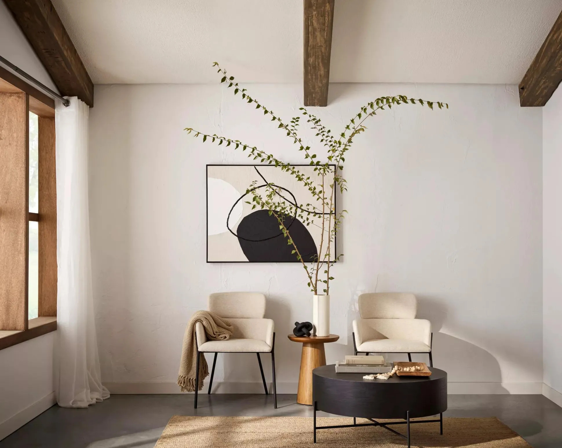 Abstract Knotted Wood Decorative Object