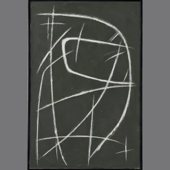 Abstract Lines Framed Art