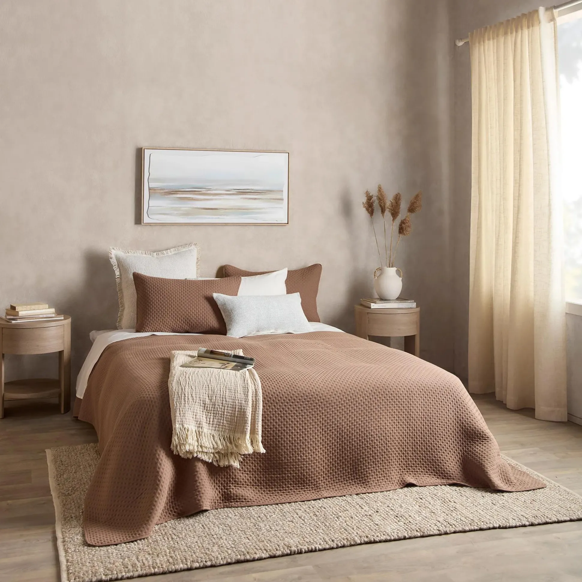 Abstract Shore Framed Art