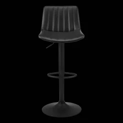 Adjustable Barstool with Stitched PU