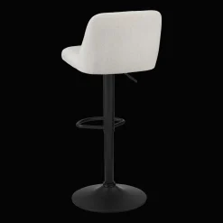 Adjustable Fabric and Metal Barstool