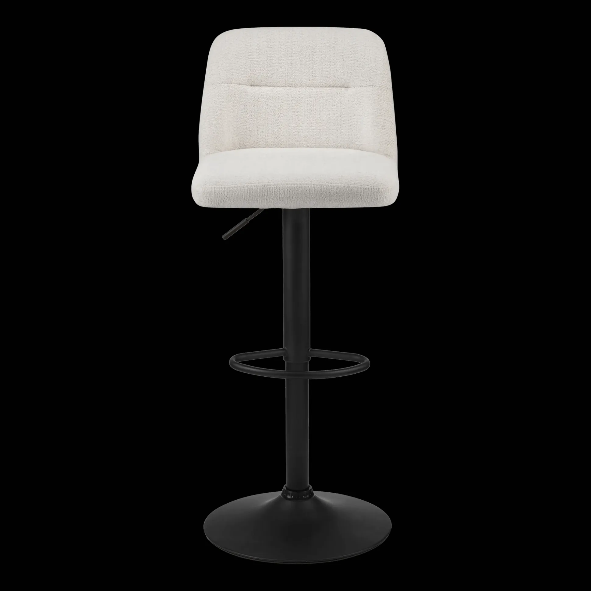 Adjustable Fabric and Metal Barstool