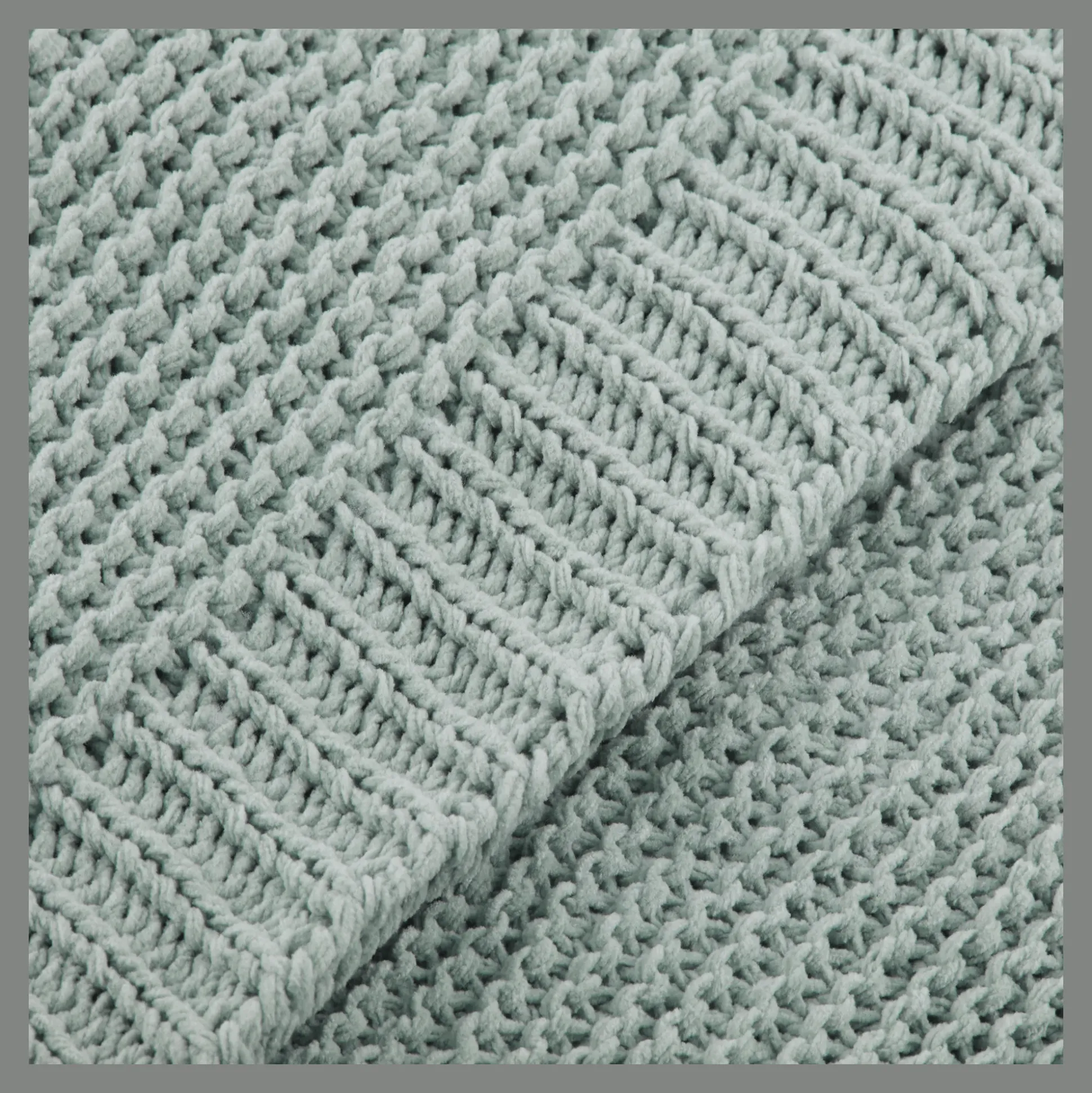 Aqua Lonny Woven Throw