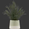 Artificial Fern in Ceramic Pot