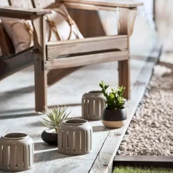 Artificial Plant in Colour-Block Pot