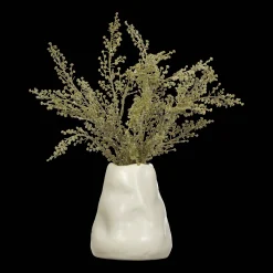 Artificial Stoebe in Ceramic Vase