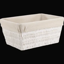 Basket With Linen Lining