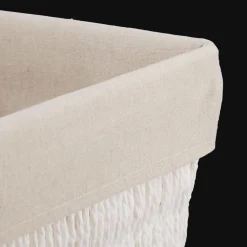 Basket With Linen Lining