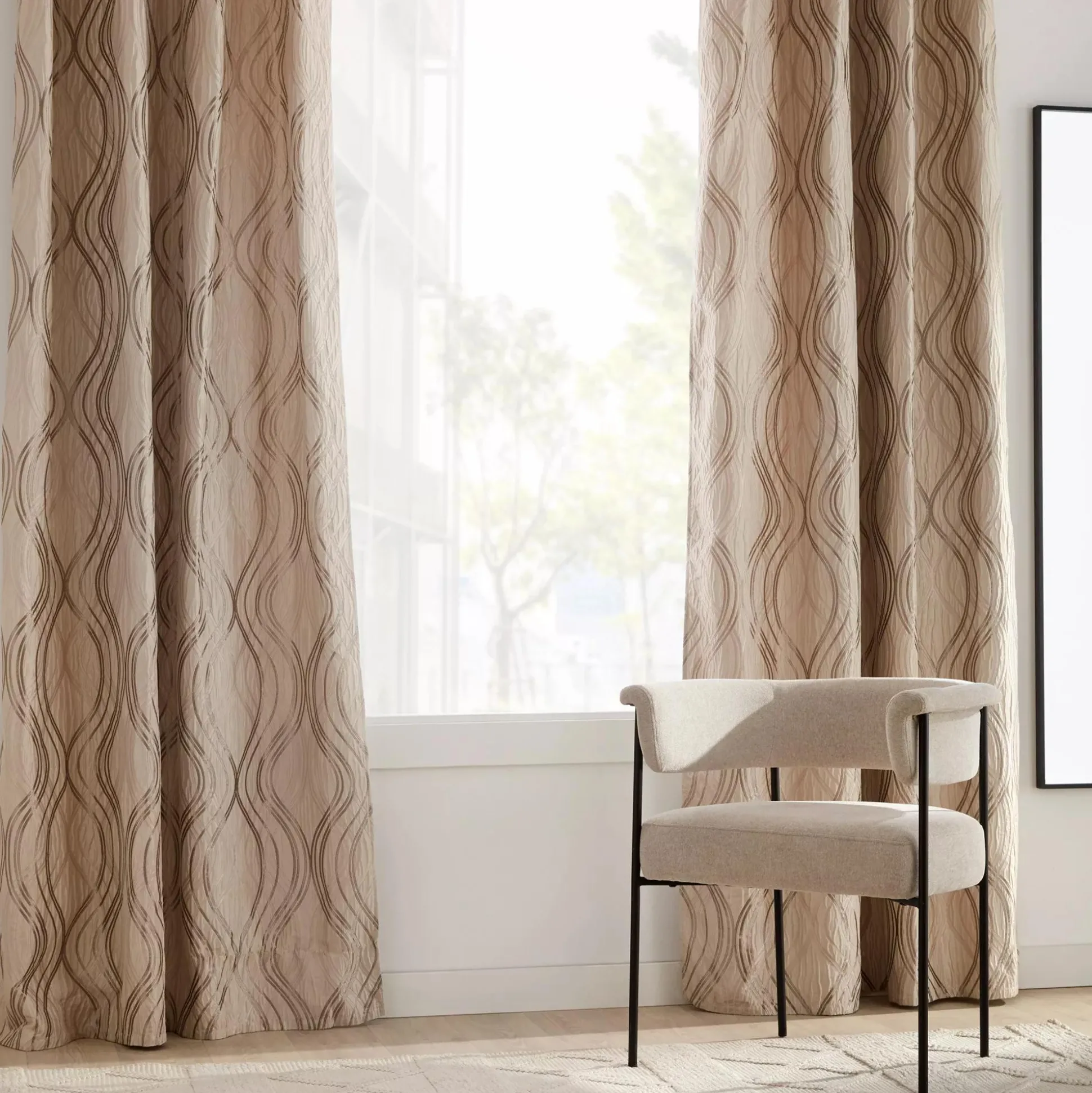 Beige Prato Panel Curtain