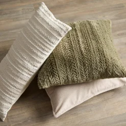 Beige Set of 2 Ellyn Decorative Pillow