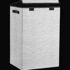 Black And White Foldable Hamper