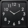 Black And White Square Clock