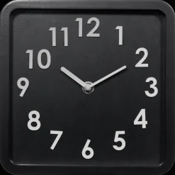 Black And White Square Clock