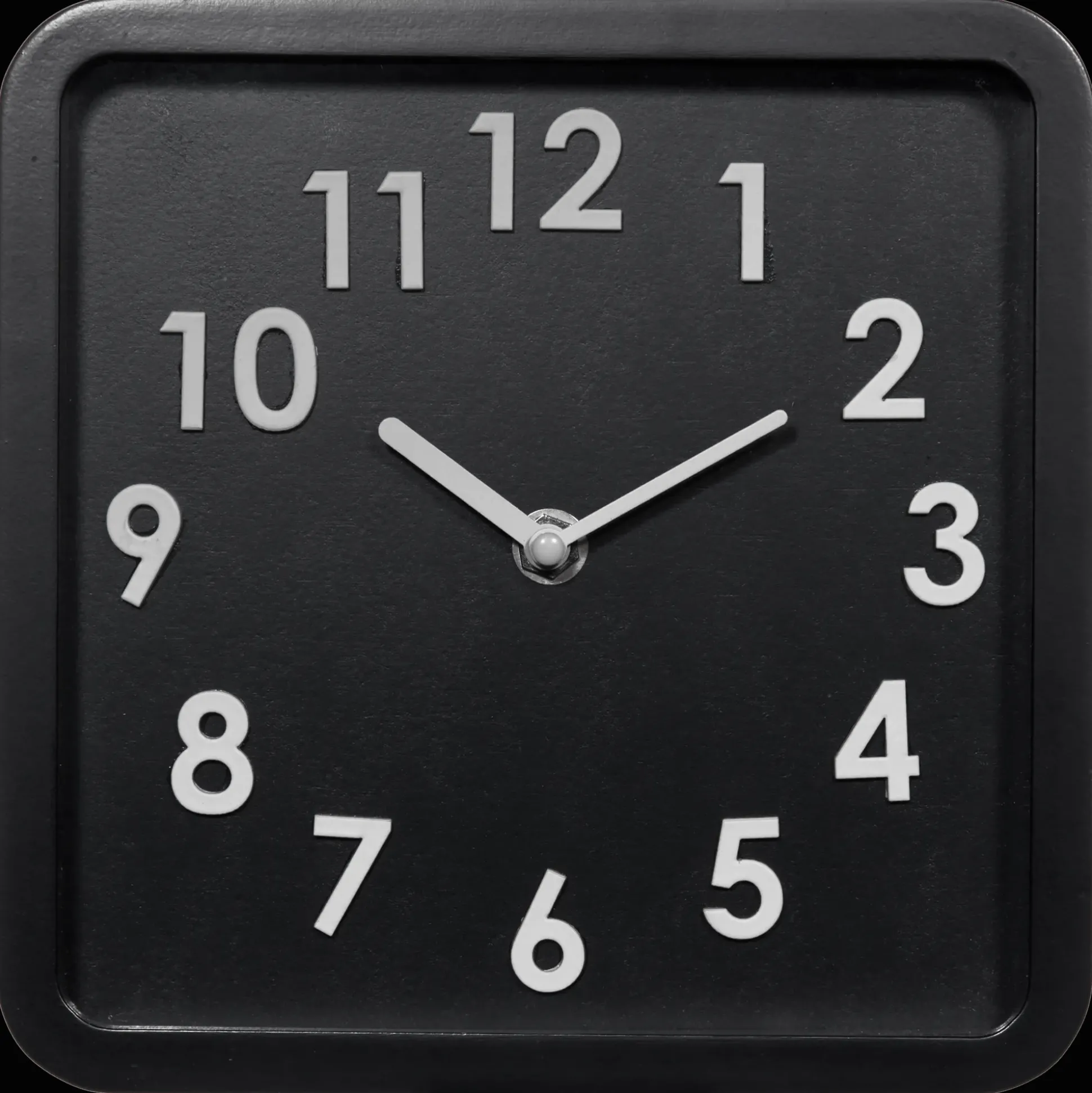Black And White Square Clock