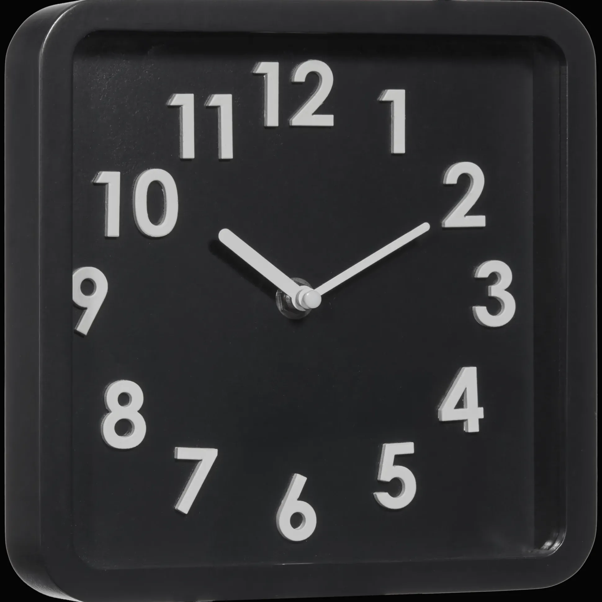 Black And White Square Clock