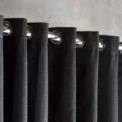 Black Artemesia Blackout Curtain