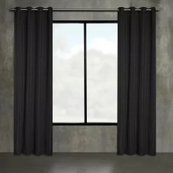 Black Artemesia Blackout Curtain