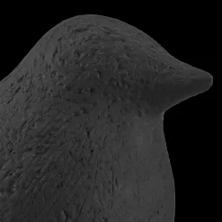 Black Ceramic Decorative Bird