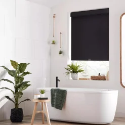 Black Chita Cordless Blackout Roller Shade