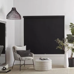 Black Chita Cordless Blackout Roller Shade