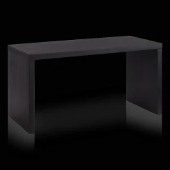 Black Coffee Table with Ottoman