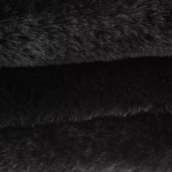 Black Cougar Faux Fur Throw