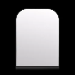 Black Frame Modern Mantle Mirror