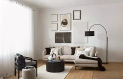 Black Logan Faux Fur Throw