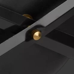 Black Metal Wall Clock