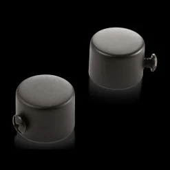 Black Pole End Caps