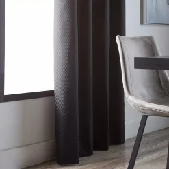 Black Quincy Panel Curtain
