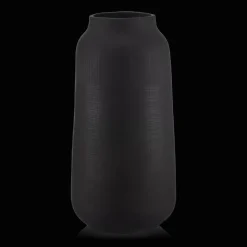 Black Textured Vase