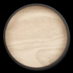 Black Tray & Natural Tray On Stand