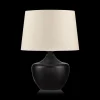 Black Wood Table Lamp