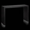 Black Wood Veneer Console Table