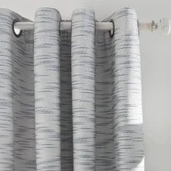 Blue Hadas Grommet Blackout Curtain