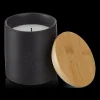 Bouclair Green Tea Candle with Wooden Lid