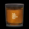 Bouclair Green Tea Candle with Wooden Lid