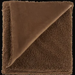 Brown Doodle Boucle Throw