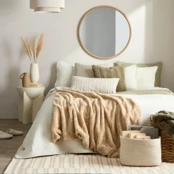 Brown Ellyn Faux Fur Throw