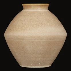 Brown Reactive Ceramic Table Vase