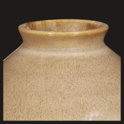 Brown Reactive Ceramic Table Vase