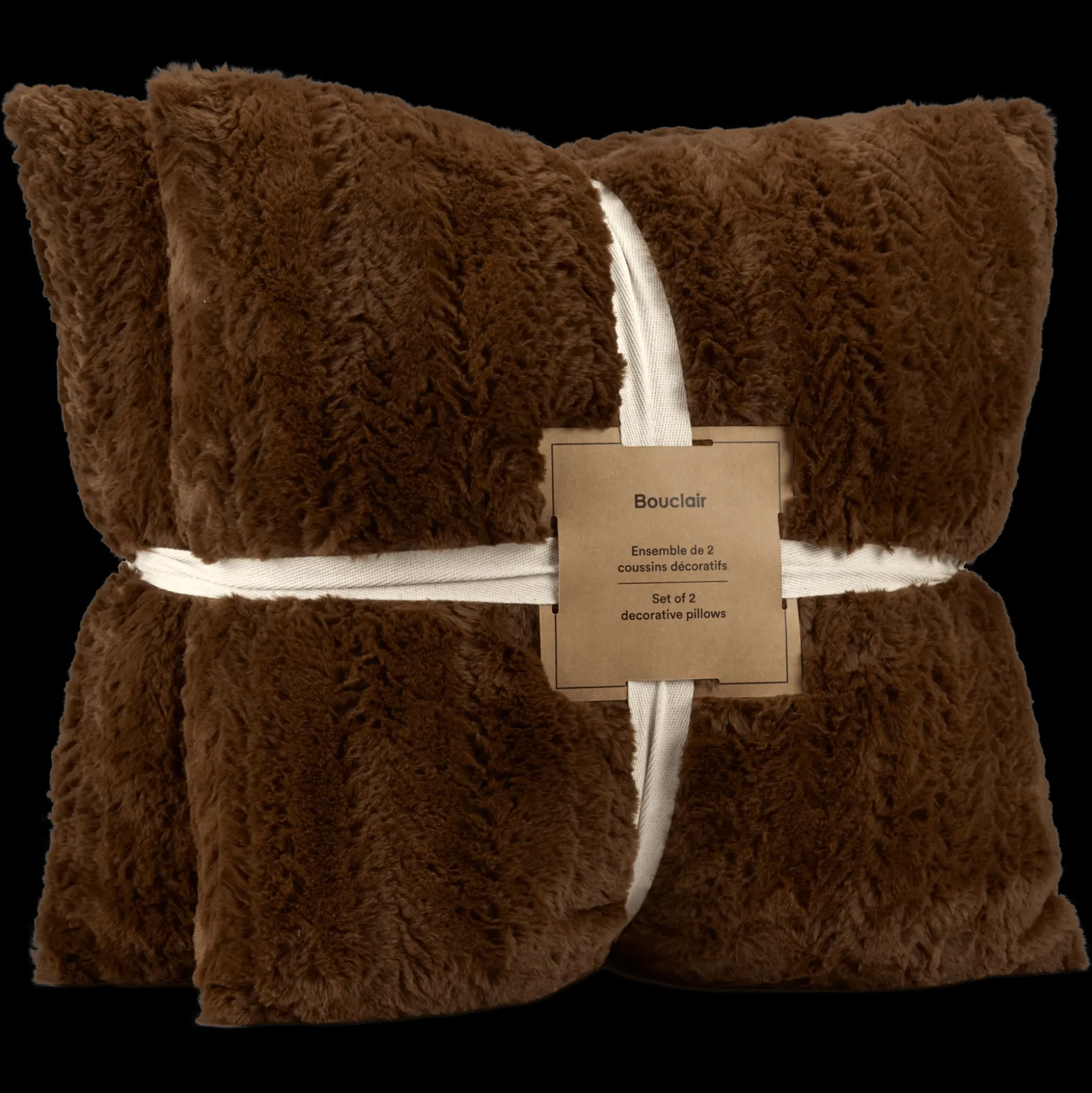 Brown Set of 2 Ellyn Decorative Pillow
